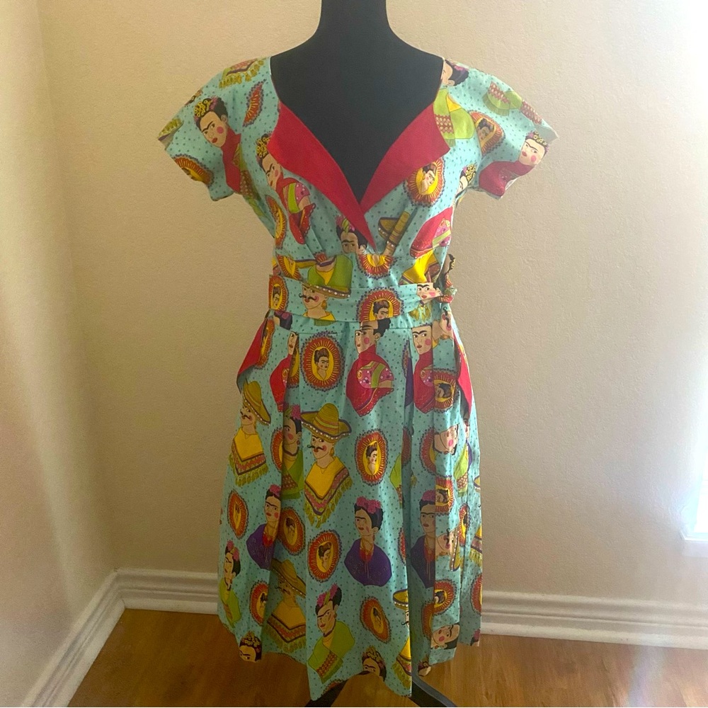 Fridha Kahlo vintage style dress
